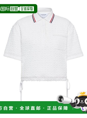 香港直邮THOM BROWNE 女士T恤 FLL214A06751100 SS2026 白色