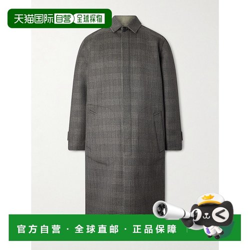 1h可退 香港直邮The Row 男士 Palo Virgin 威尔士王子格纹羊毛真