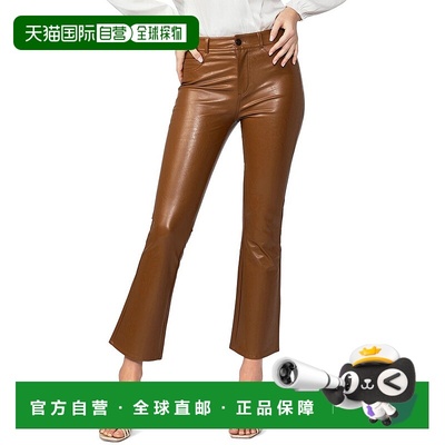 自营PAIGE Claudine Dark Argan Ankle Flare Jean - brown 美国