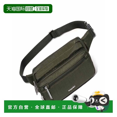 自营baggallini Securtex Anti-Theft Belt Bag Sling - thyme 美