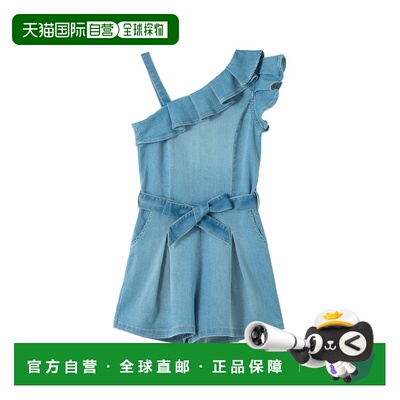 自营Habitual Off-Shoulder Belted Romper - grey 美国奥莱直发