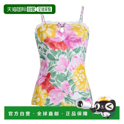 香港直邮Chloe 蔻依 女士 蕾丝边连体泳衣 colorful花色 舒适时尚