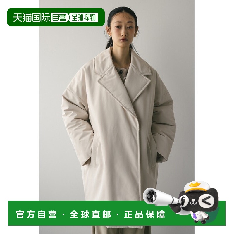1h可退 日本直邮STYLEMIXER 女士中长款大翻领棉服 500HAS300861