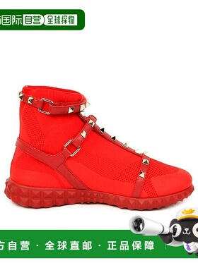 香港直邮VALENTINO 女士高跟鞋 QW2S0F82RED AW2018 红色 铆钉连