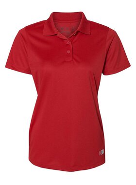 russell athletic【美国奥莱】直发 女士基本款 Polo 衫 - 正红色