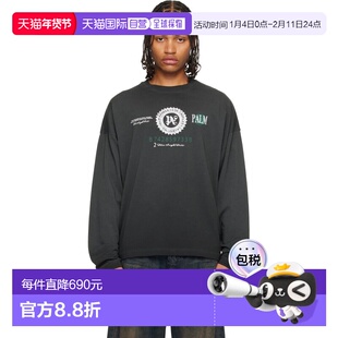 1h可退 香港直邮潮奢 Palm Angels 棕榈天使 男士 黑色 Dollar Gr