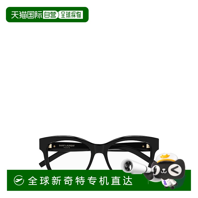 1h可退 香港直邮SAINT LAURENT 女士眼镜 SLM108002 AW2024 黑色