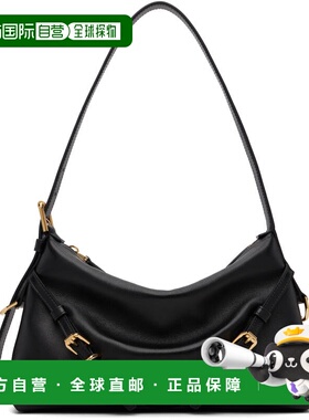 1h可退 香港直邮潮奢 Givenchy 纪梵希 女士 黑色迷你 Voyou 单肩