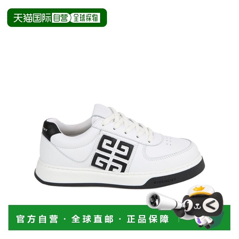 香港直邮Givenchy 4G logo皮质运动鞋 H30098