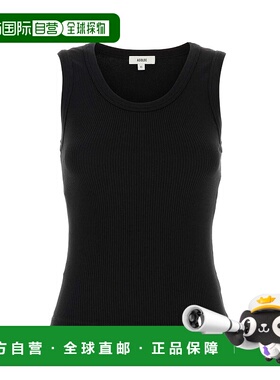 1h可退 香港直邮AGOLDE 女士 黑色弹力棉混纺背心上衣 A73681260B