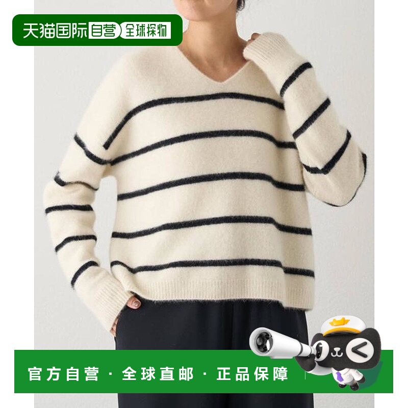 1h可退 日本直邮官方授权 BEARDSLEY FOX羊毛V领针织衫