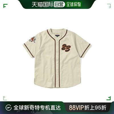 韩国直邮THISISNEVERTHAT 运动T恤Script Baseball Jersey Cream