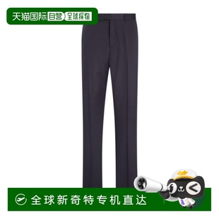 443C131A6268C540 男士 藍(lán)色 折痕細(xì)節(jié)休 休閑褲 香港直郵DIOR