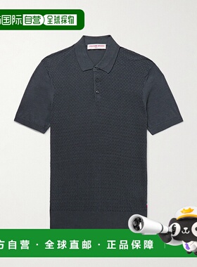 1h可退 香港直邮Orlebar Brown 男士 Burnham 修身真丝棉混纺Polo