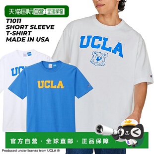 日本直邮Champion T1011 短袖 T 恤 UCLA 美国制造 c5-b305新款