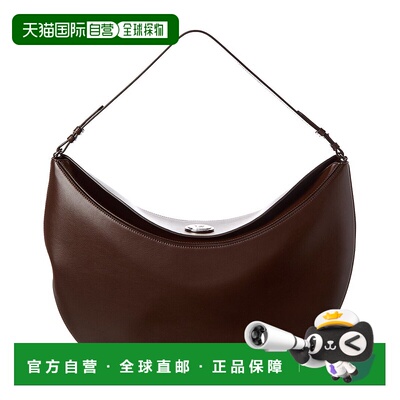 自营Jacquemus Ovalo Leather Shoulder Bag - brown 美国奥莱直