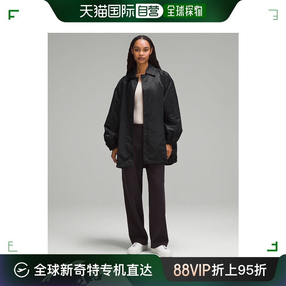 香港直邮潮奢 Lululemon女士 Coaches| Coats轻身宽松款夹克 L