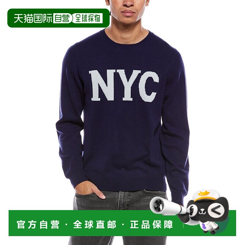 自营Brodie Cashmere NYC Wool & Cashmere-Blend Crewneck Sweat