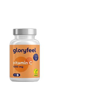 欧洲直邮德国Gloryfeel维生素C片1000毫克vc200片纯素无糖补充维C