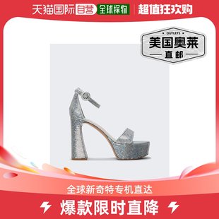 全息图 直发 美国奥莱 rossi厚底搭扣凉鞋 gianvito