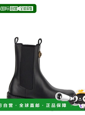 1h可退 香港直邮versace 范思哲 女士 圆头短筒靴 10120401A02254