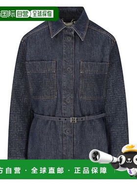 香港直邮FENDI 女士外套 FLF677AW821 SS2026 蓝色 Fendi Go-To D
