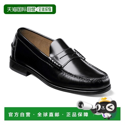 自营Florsheim Berkley 17058-01 Penny Loafers Black Moc Toe S