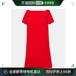 CAROLINA HERRERA 女士 饰迷你连衣 香港直邮潮奢 crêpe 蝴蝶结装