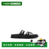 BURCH 黑色 女士拖鞋 香港直邮TORY 1616360006 Leather slide