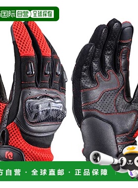 【日本直邮】Daytona 摩托网眼手套 可触屏HBG-116红色XL 25959