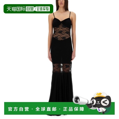 1h可退 香港直邮Nina Ricci 莲娜丽姿 女士 黑色连衣裙 25PJRO063