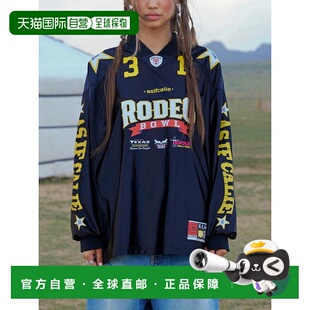 RODEO CALIE FOOTBALL JERSEY T恤CA23CL 韩国直邮AS BLACK女装