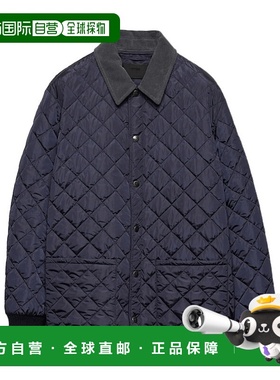 香港直邮PRADA 男士夹克 SGD0011WQ9SOOOF0ABB AW2025 蓝色