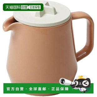 棕色 茶壶 450ml 450teapot 沙白色 日本直邮 ideaco