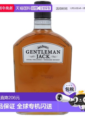欧洲直邮Jack Daniel'S杰克丹尼威士忌1L经典原装进口洋酒高度数