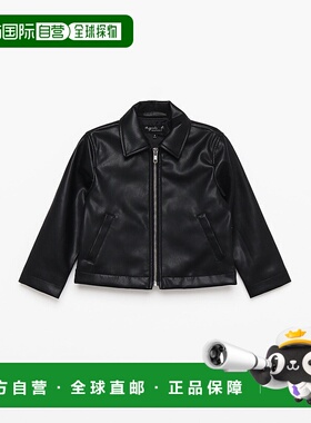 1h可退 日本直邮agnes b. 儿童合成皮革拉链夹克 DC43US82000