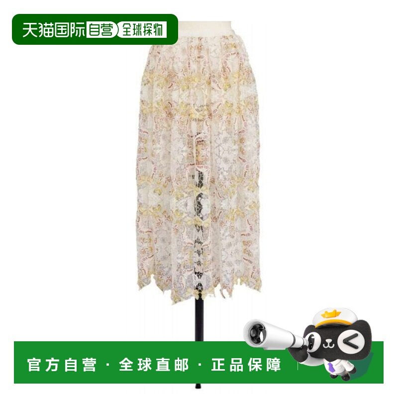 香港直邮DIOR 女士半身裙 521J19A8261X0847 SS2025 花色 图案半