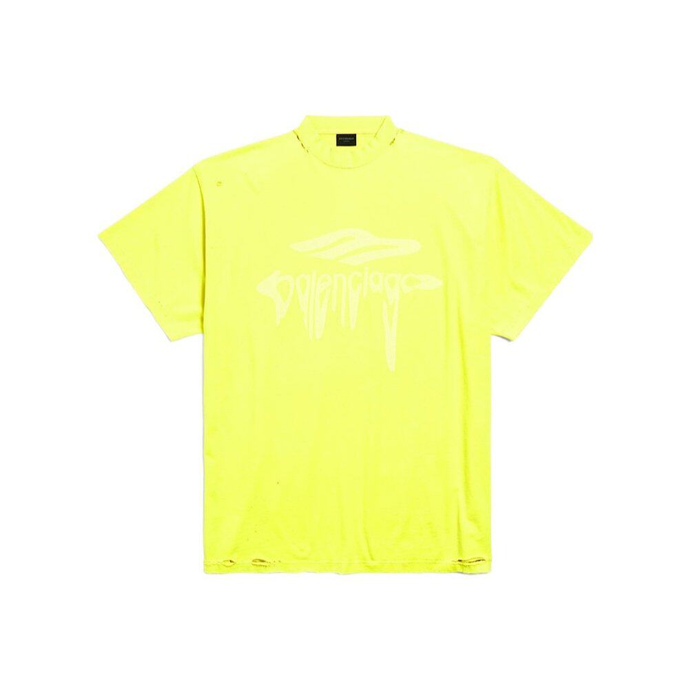 BALENCIAGA 男士T恤 787349TRVS87870 SS2025 黄色