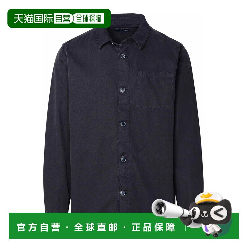 1h可退 香港直邮Barbour 男士衬衫 MOS0281NY91 SS2026 黑色 长袖
