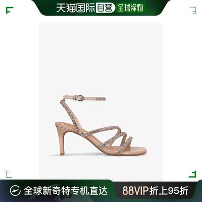 香港直邮潮奢 Kurt Geiger 女士 Savanna Low 缀饰金属感凉鞋