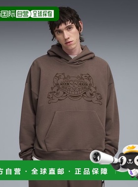 韩国直邮PUMA PUMA PUMA X Rip & Dip Boxy Graphic Hoodie TR -