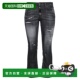 香港直邮Dsquared2 二次方 女士 1h可退 小喇叭牛仔裤 black黑色