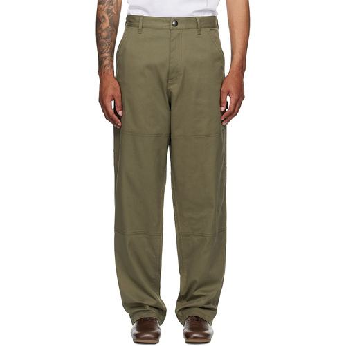 潮奢 Moncler 盟可睐 男士 绿色长裤 K20912A00003598R1