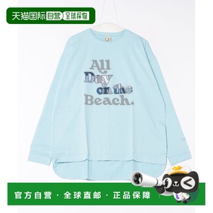 女装 长袖 T恤 1h可退 宽松版 PACIFIC 圆弧下摆 型 日本直邮OCEAN