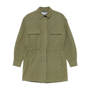 女士外套 长袖 P620S16IHSOOOF0161 绿色 大衣 SS2025 PRADA