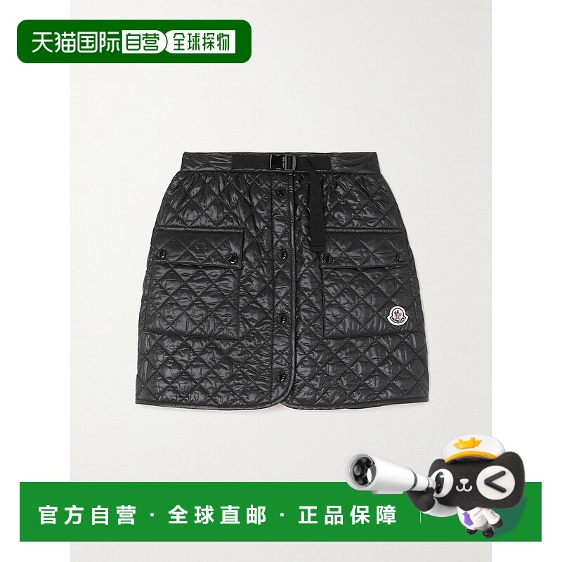 1h可退 香港直邮Moncler 盟可睐 女士 shell 绗缝带里衬网状装饰