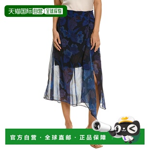 Ted 蓝色半身裙 Baker 中长裙 A字裙美国直发奥莱 Lexy 自营