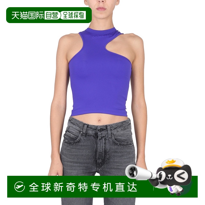 1h可退 香港直邮OFF-WHITE 女士T恤 OWAD188 AW2022 紫色
