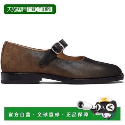 香港直邮Maison Margiela 马丁 马吉拉 女士 棕色 Tabi Mary-Jane
