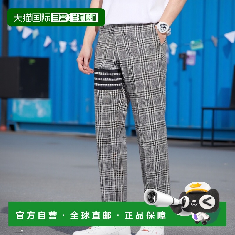韩国直邮Thom Browne桑姆布郎尼男款休闲裤格纹MTC180H 07889 980